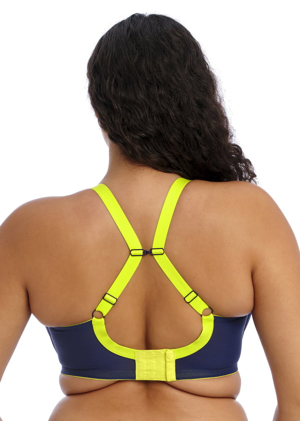 Elomi Energise underwired sports bra with large cups EL8041