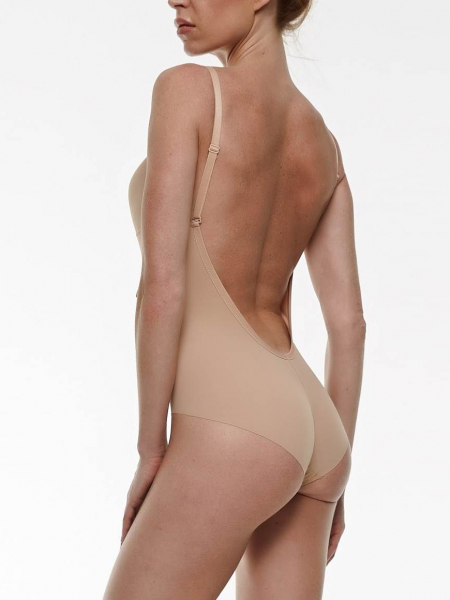 Ivette Bridal Second Skin low-cut bodysuit 36542