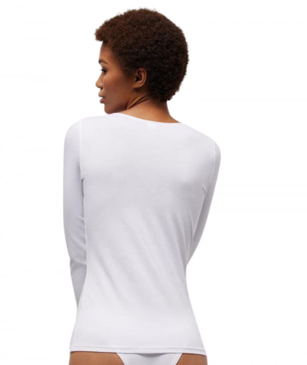 Ysabel Mora Lapuresa long sleeve organic cotton t-shirt 10077