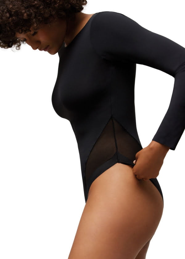 Ysabel Mora Invisibles long sleeve bodysuit 10055